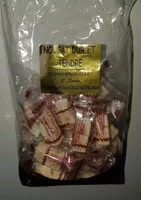 Mängden socker i Nougat dur et tendre