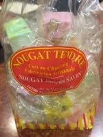 Mängden socker i Nougat tendre