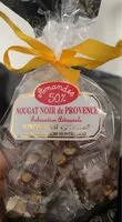 Mängden socker i Nougat noir de provence