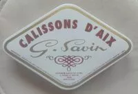 Mängden socker i Calissons D'aix G. Savin