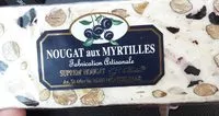 Mängden socker i Nougat aux myrtilles artisanale