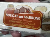 Mängden socker i nougat aux marrons