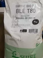 Mängden socker i Farine bio de blé T80