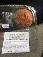 Mängden socker i Beignets choco-noisettes