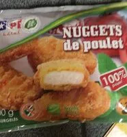 Mängden socker i NUGGETS DE POULET