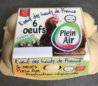 Mängden socker i 6 oeufs plein air L'oeuf des hauts de france