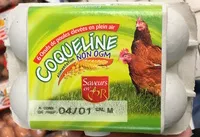 Mängden socker i Oeufs de poules élevées en plein air