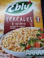 Mängden socker i Mélange de Céréales & Quinoa Ebly 10 min 375 g