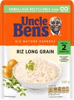 Mängden socker i Riz long grain Uncle Ben's 250 g