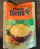 Mängden socker i Riz au curry et au legumes