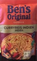 Mängden socker i Express-Reis - Curryreis Indien