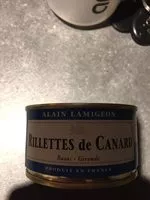 Mängden socker i Rillettes de canard