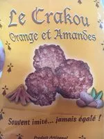 Mängden socker i Le crakou orange amandes
