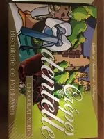 Mängden socker i Crêpe dentelle