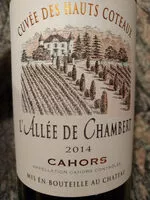 Mängden socker i L'Allée de Chambert