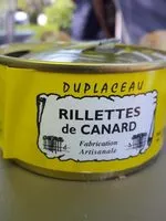 Mängden socker i Rillettes de canard