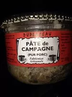 Mängden socker i Paté de campagne