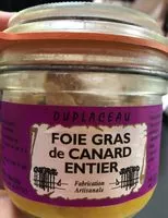 Mängden socker i Foie gras de canard entier