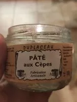 Mängden socker i Pâté au cèpes