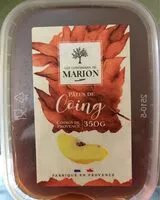 Mängden socker i pates de coing