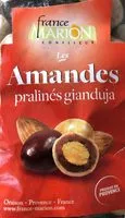 Mängden socker i Amandes pralinés gianduja