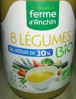 Mängden socker i Soupe 8 légumes Bio
