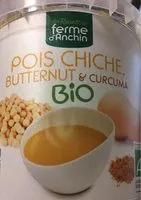 Mängden socker i Pois chiche, butternut et curcuma