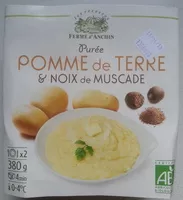 Mängden socker i Purée Pomme de Terre et Noix de Muscade