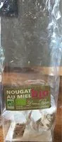 Mängden socker i Nougat au miel bio