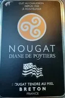 Mängden socker i NOUGAT tendre au miel