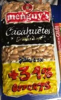 Mängden socker i Cacahuetes grillés a sec