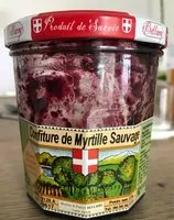 Mängden socker i Confiture de myrtilles sauvages