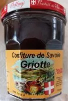 Mängden socker i Confiture de Savoie Griotte