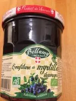 Mängden socker i Confiture myrtilles sauvages