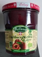 Mängden socker i Confiture de pêches de vigne