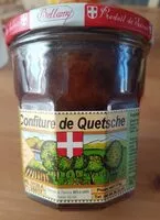 Mängden socker i Confiture de quetsches