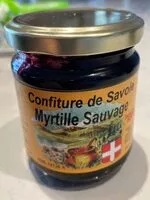 Mängden socker i Confiture de Savoie Myrtille Sauvage