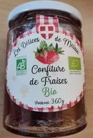 Mängden socker i confiture de fraises