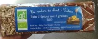 Mängden socker i Pain d'épices aux 5 graines BIO