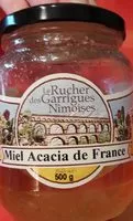 Mängden socker i Miel Acacia de France