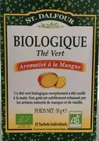 Mängden socker i Thé Vert Biologique Aromatisé à la Mangue