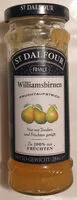Mängden socker i Williamsbirnen Fruchtaufstrich