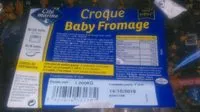 Mängden socker i Croque baby fromage