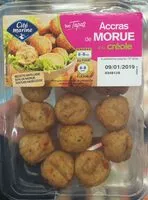 Mängden socker i Accras de morue à la créole