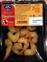 Mängden socker i Queues de crevettes panées