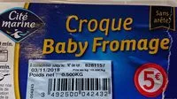 Mängden socker i Croque baby fromage