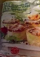 Mängden socker i 12 Mini-Gratins de Pommes de Terre à la Dauphinoise