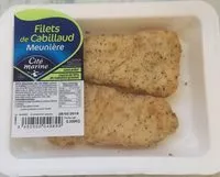 Mängden socker i Filets de cabillaud MSC meunière