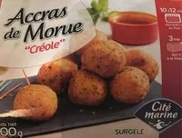Mängden socker i Accras de Morue "créole"