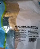Mängden socker i Filets de colin d'Alaska sans arrete prefits surgeles